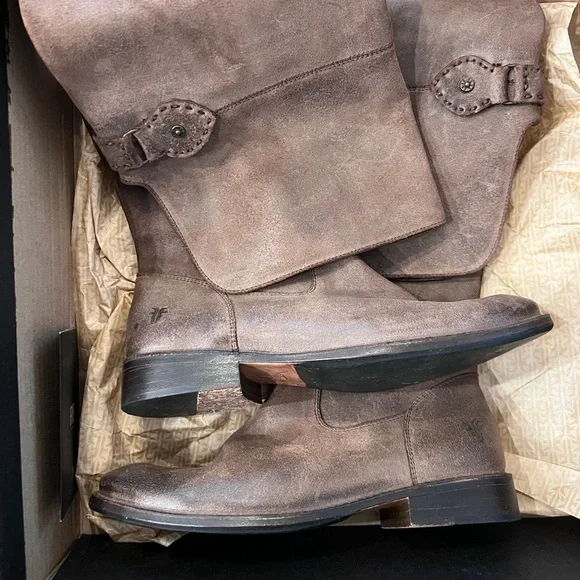 Frye Shirley Suede over the knee boots - Picture 4 of 5